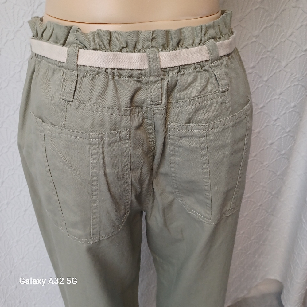 Kensie Women Size 10/30 Olive Green Drawstring Pants - Picture 11 of 17